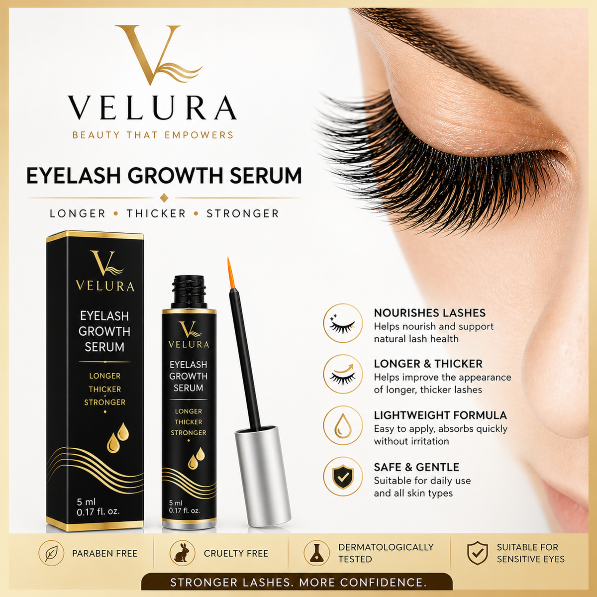 Longer Fuller Lashes Naturally