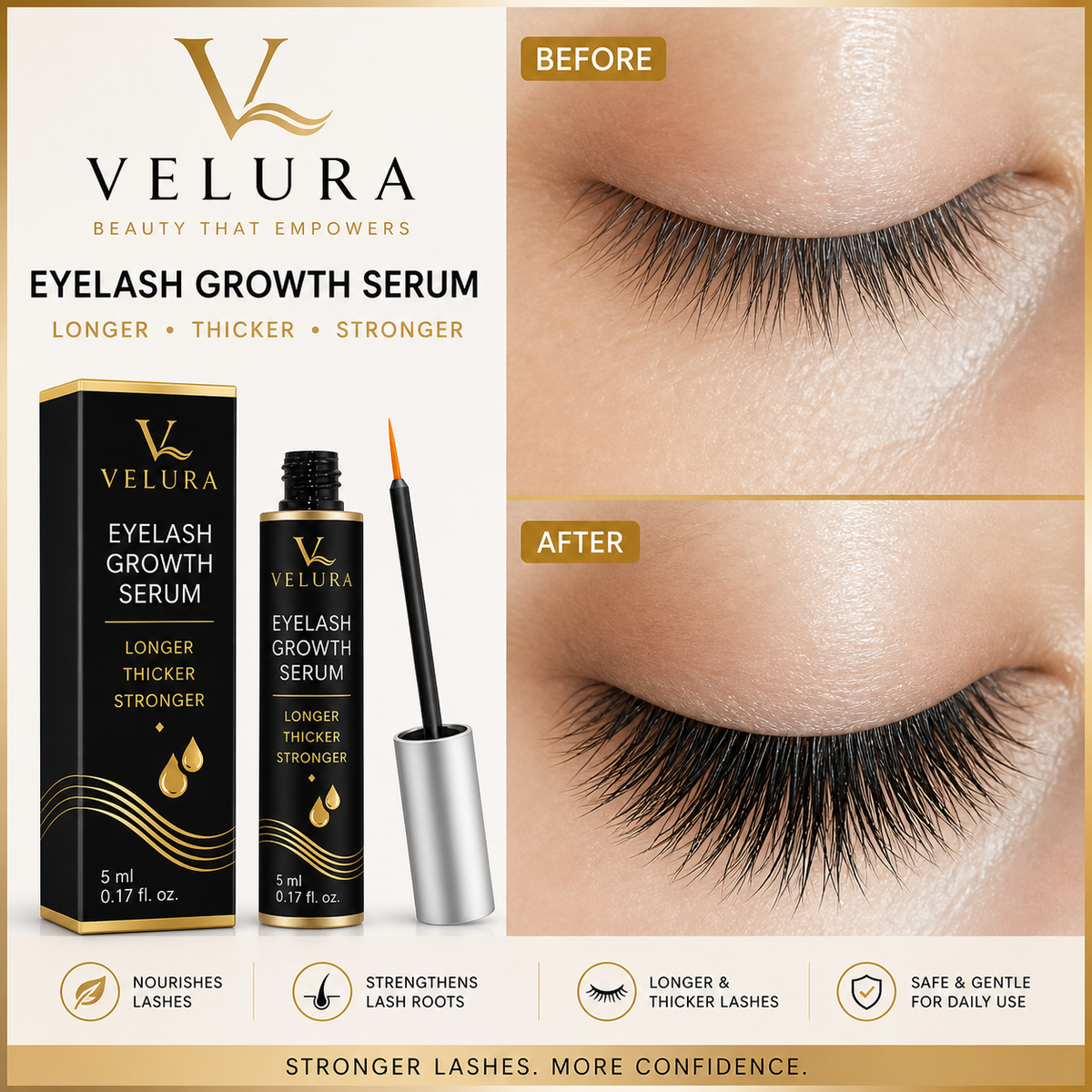 Longer Fuller Lashes Naturally