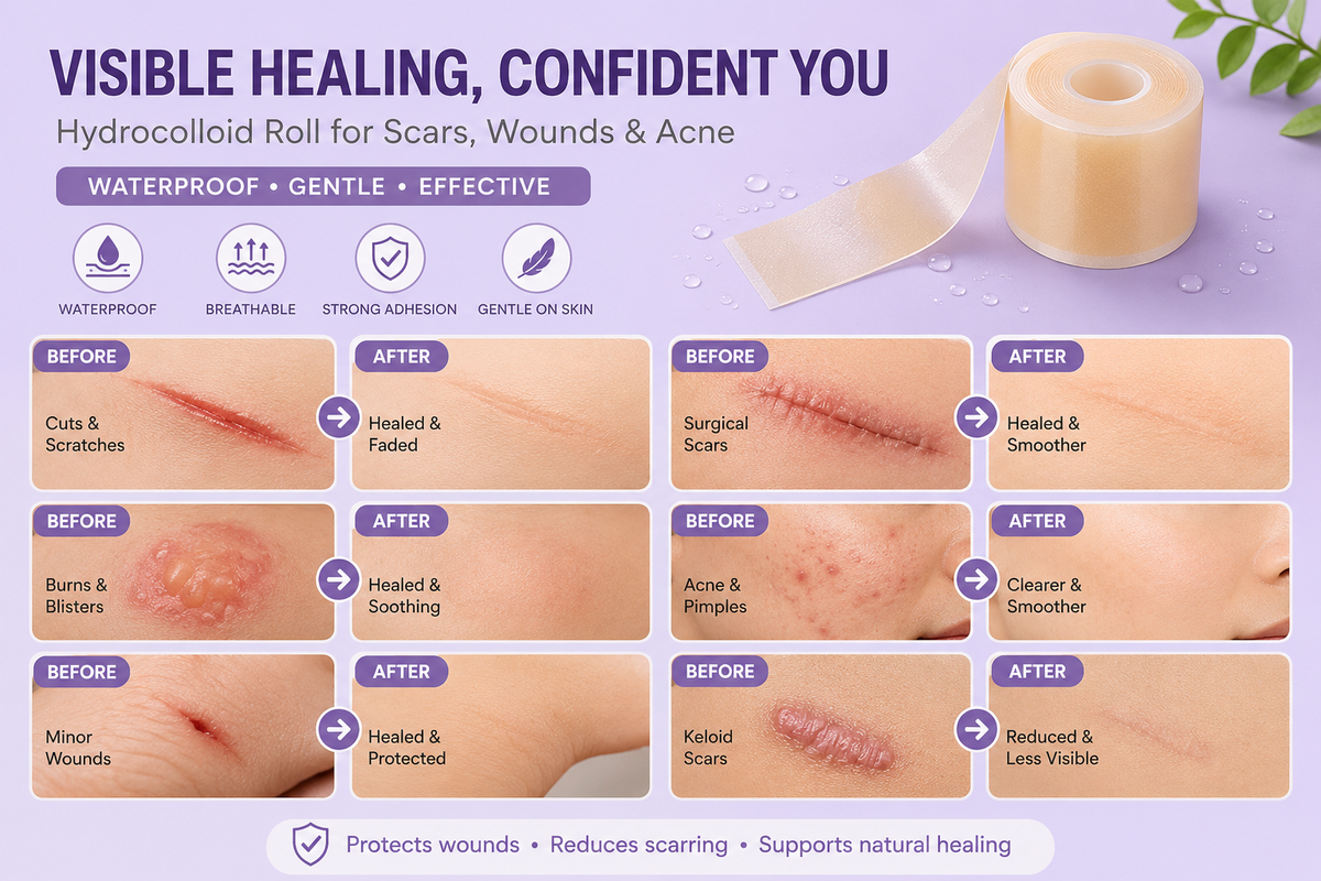 Hydrocolloid Roll Waterproof Healing Tape