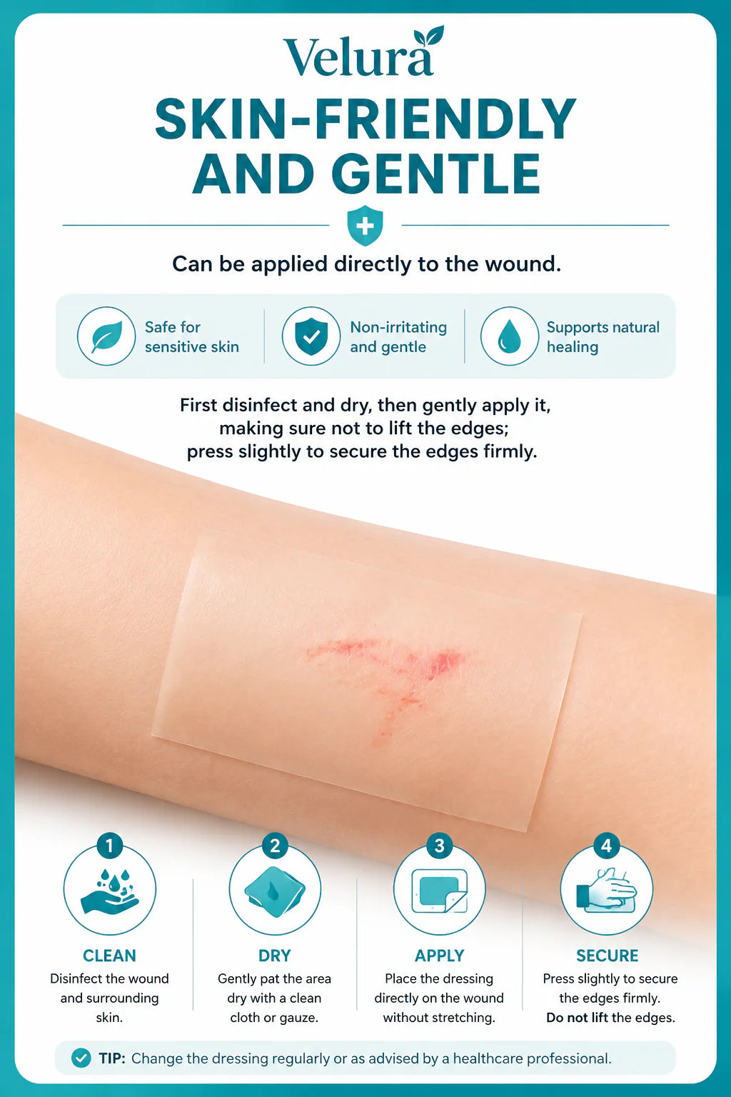 Hydrocolloid Roll Waterproof Healing Tape