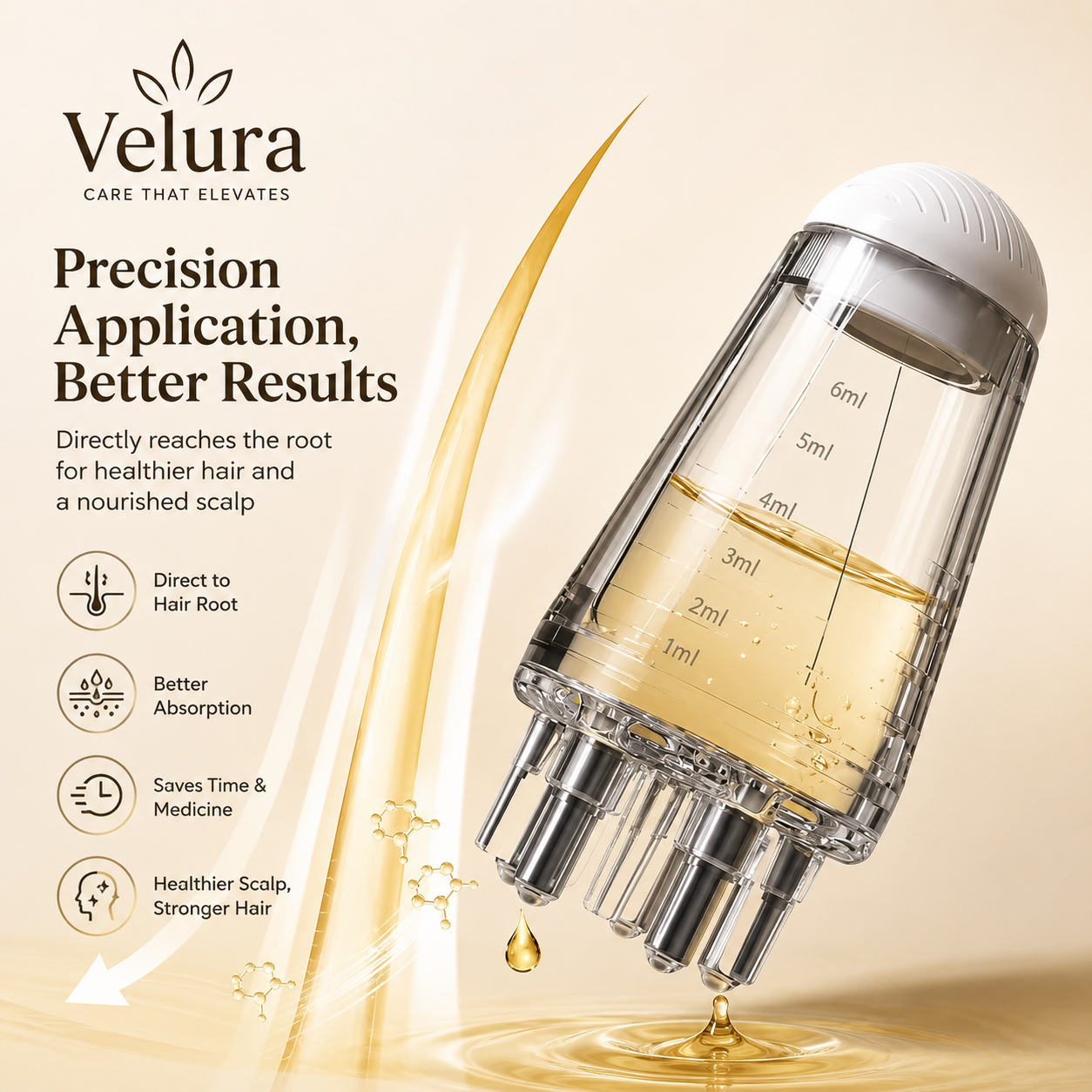 Precision Massage & Serum Roller for Better Absorption