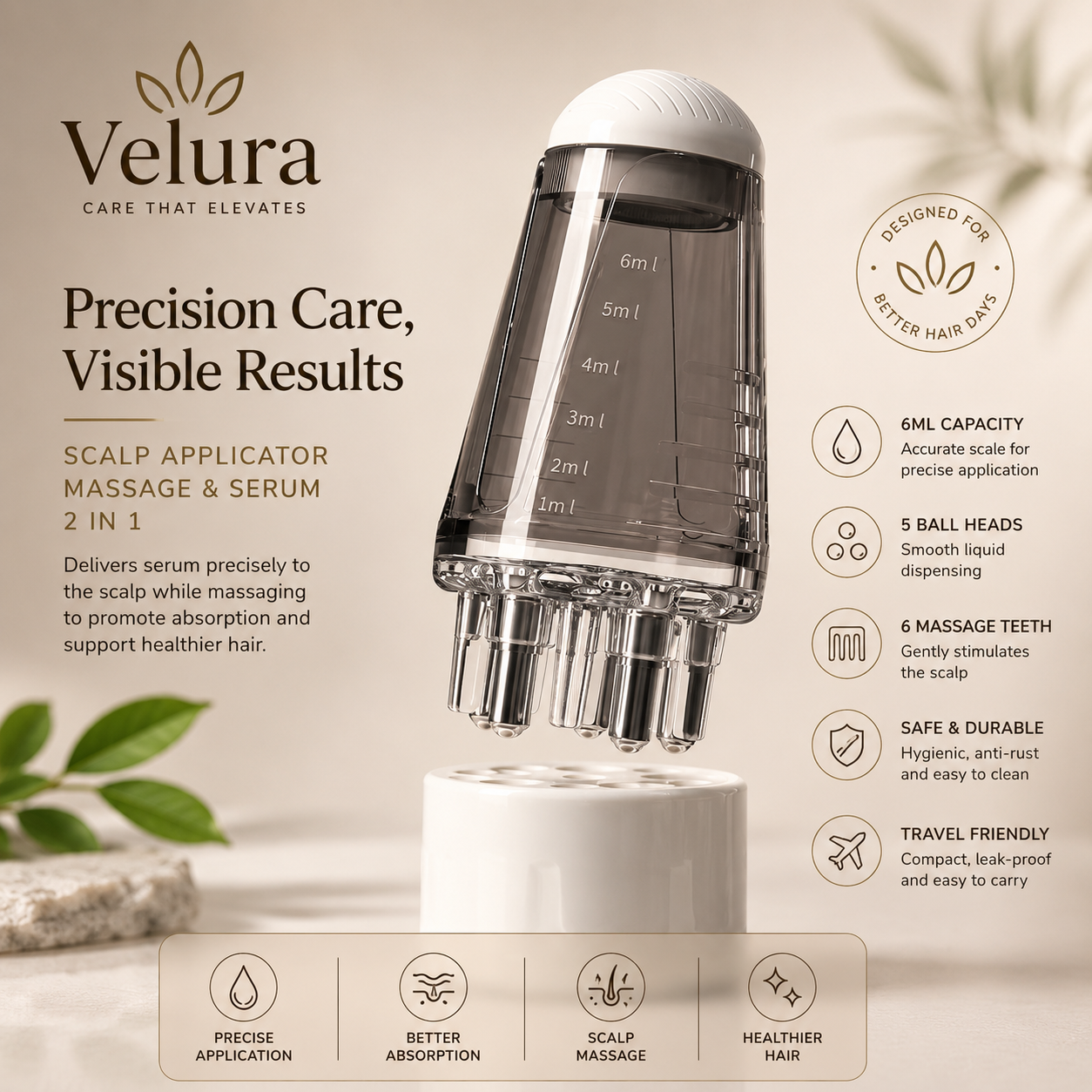Precision Massage & Serum Roller for Better Absorption